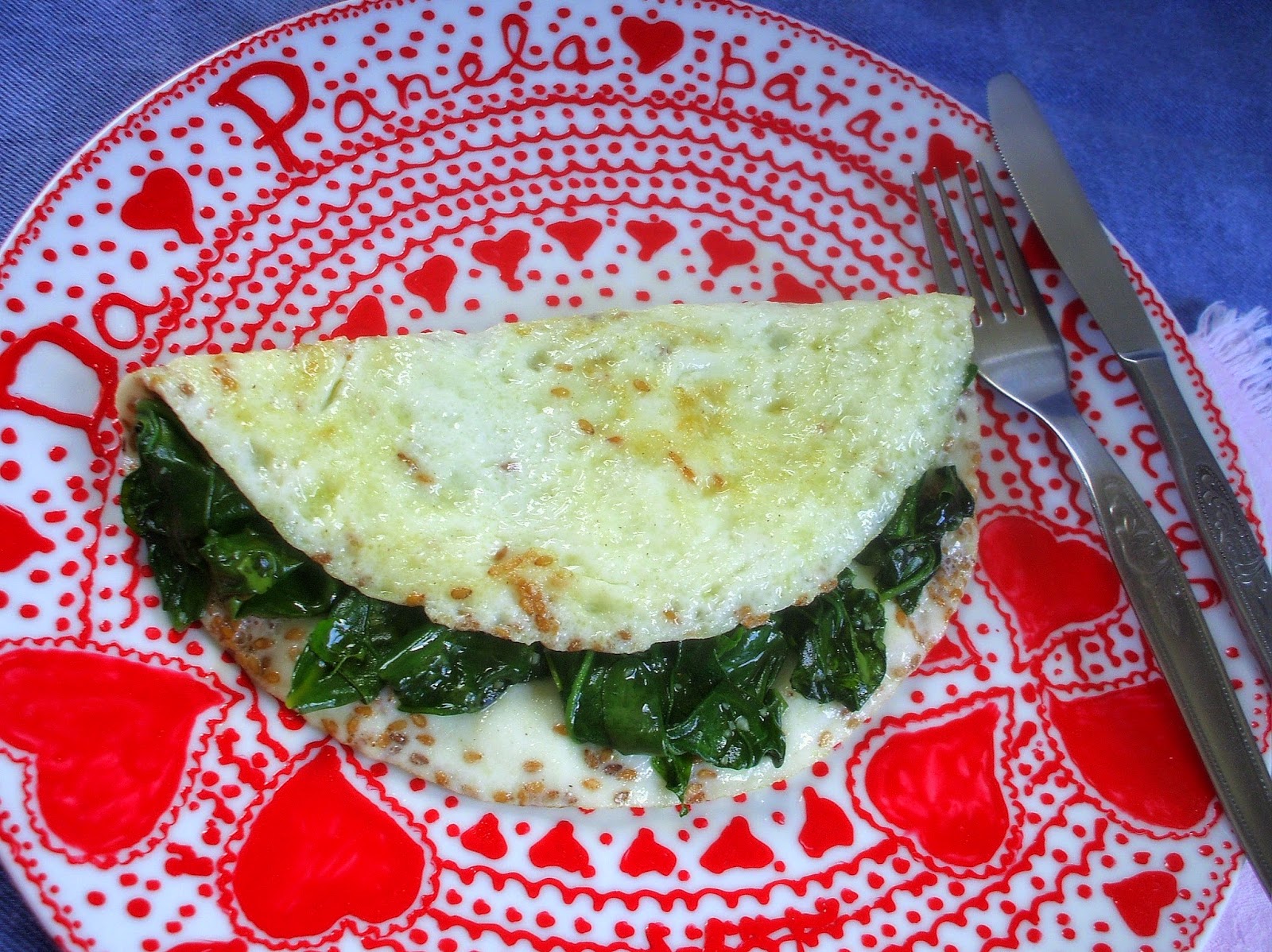 Omelete de Claras e Sementes de Sésamo Omelete de Claras e Sementes de Sésamo