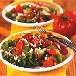 Salada de Tomate e Pepino