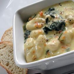 Sopa de Frango com Nhoque