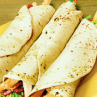 Wrap com Salpicão de Maçã