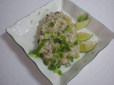 Risoto de Funghi com Gorgonzola