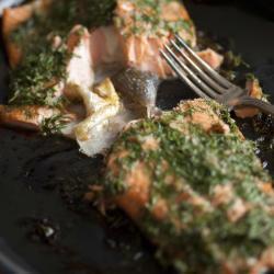Salmão Assado no Forno