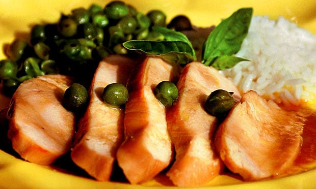 Peito de Frango com Ervilhas