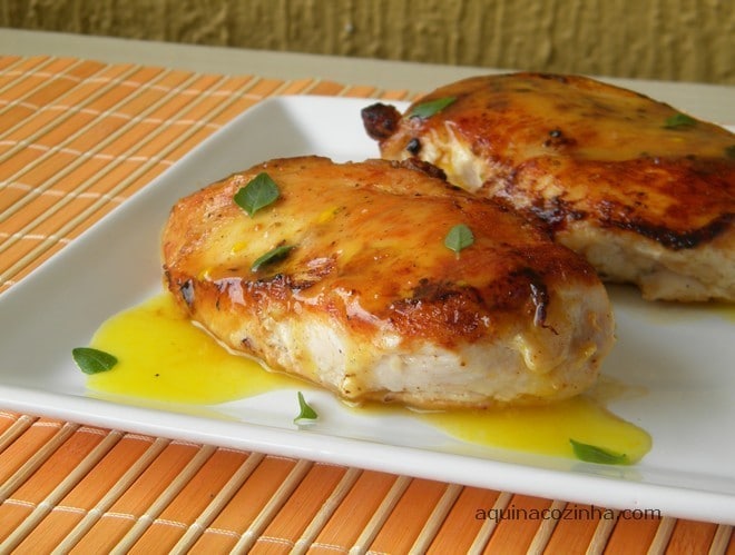 Filé de Frango com Molho de Laranja