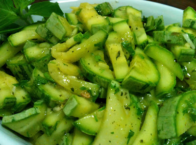 Salada de Abobrinha com Mostarda