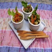 Salada de Macarrão na Cumbuquinha