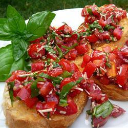 Bruschetta com Tomate Balsâmico