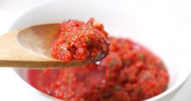 Molho de Tomate Caseiro Light com Cenoura