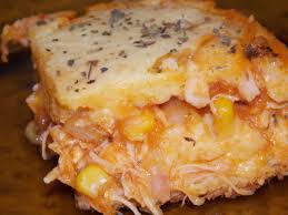 Torta de Frango com Milho e Tomate