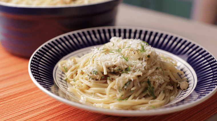 Spaghetti com Fiesta Seara e Limão