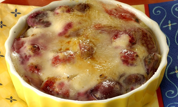 Fruta Caramelizada com Tofu