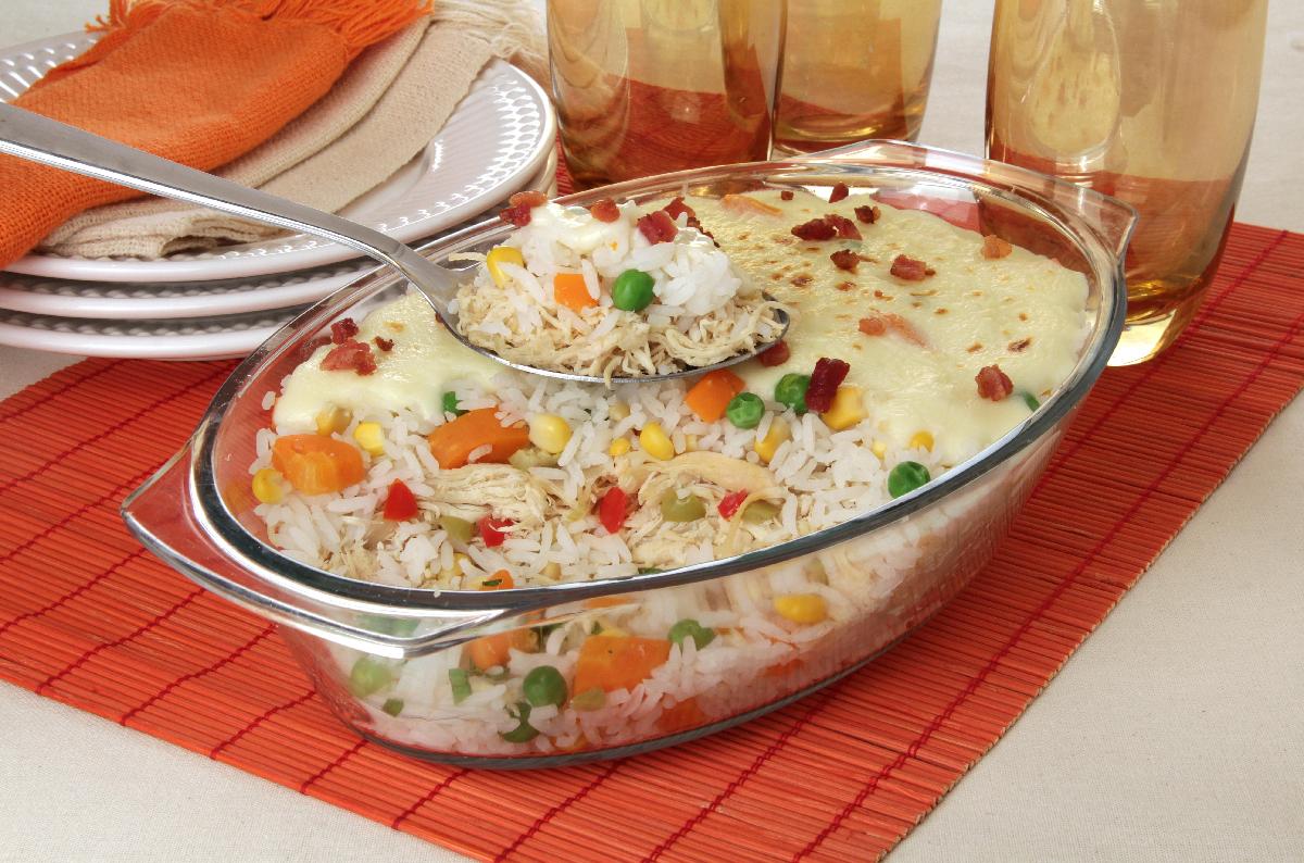 Arroz Completo Gratinado