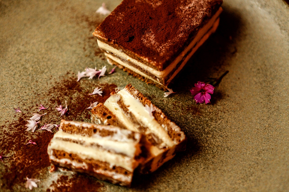 Bolo de Especiarias e Sorvete de Baunilha