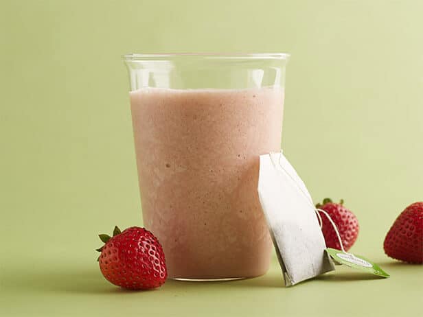 Smoothie de Morango e Chá Verde