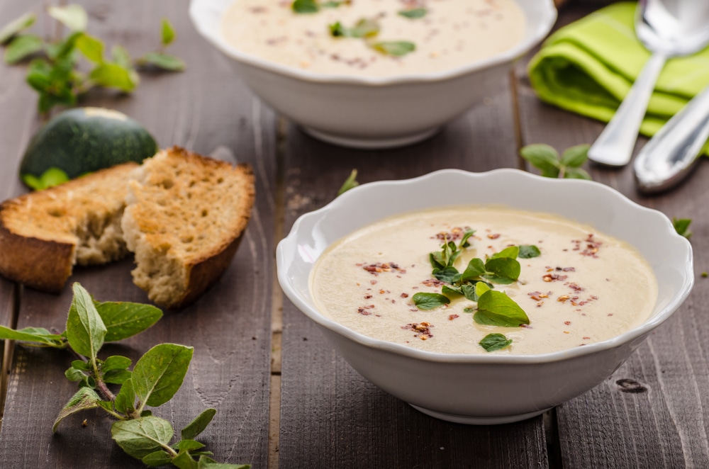 Sopa Funcional de Inhame com Linhaça