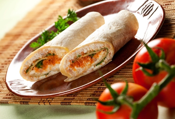 Wrap de Ricota e Atum