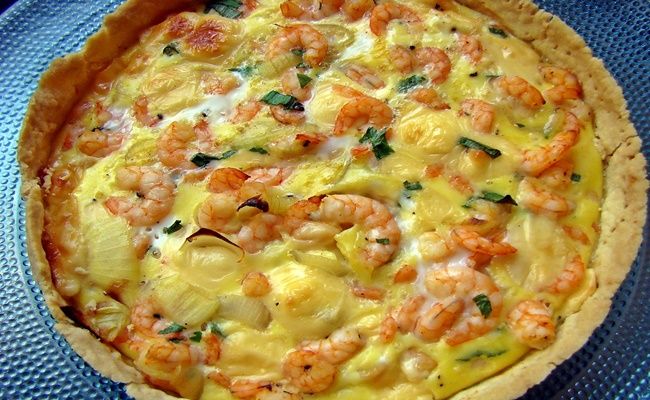 Quiche de Camarão