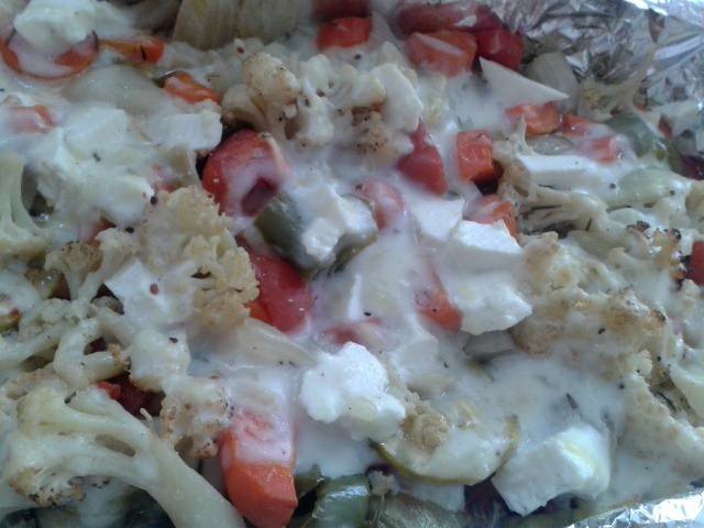 Assado de Legumes ao Molho Branco