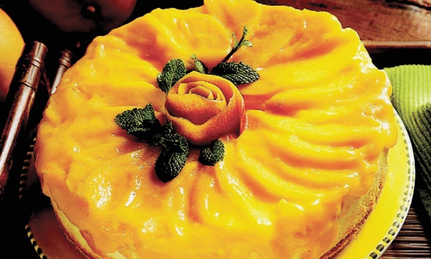Cheesecake com Calda de Manga