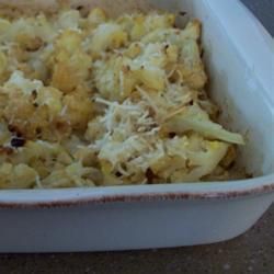 Couve-Flor Gratinada com Queijo