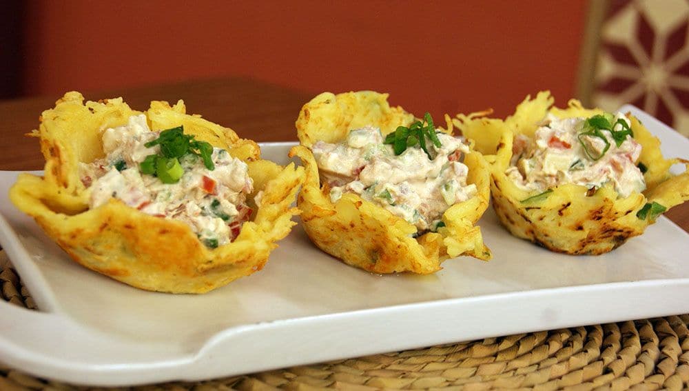 Ninho de Batata com Parmesão