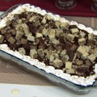 Pavê de Wafer de Chocolate