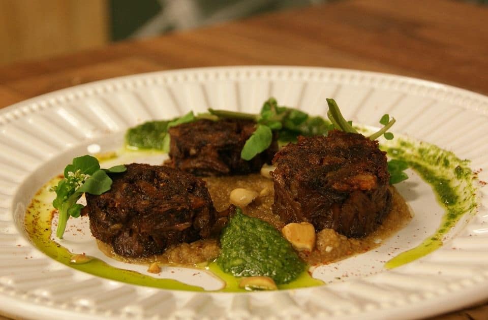 Rabada com Pesto de Agrião