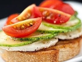 Sanduíche de Abobrinha Sanduíche de Abobrinha