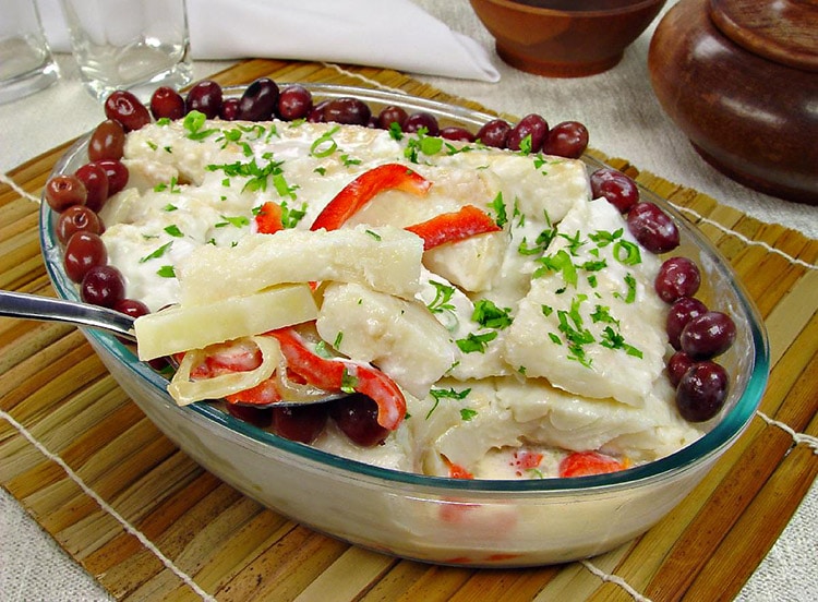 Bacalhau no Leite de Coco