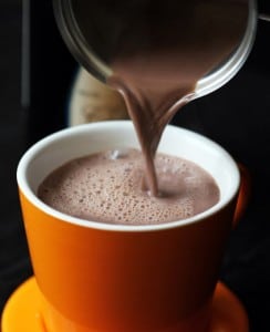 Chocolate Quente com Vinho Tinto