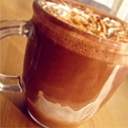 Chocolate Quente com Creme de Leite e Canela