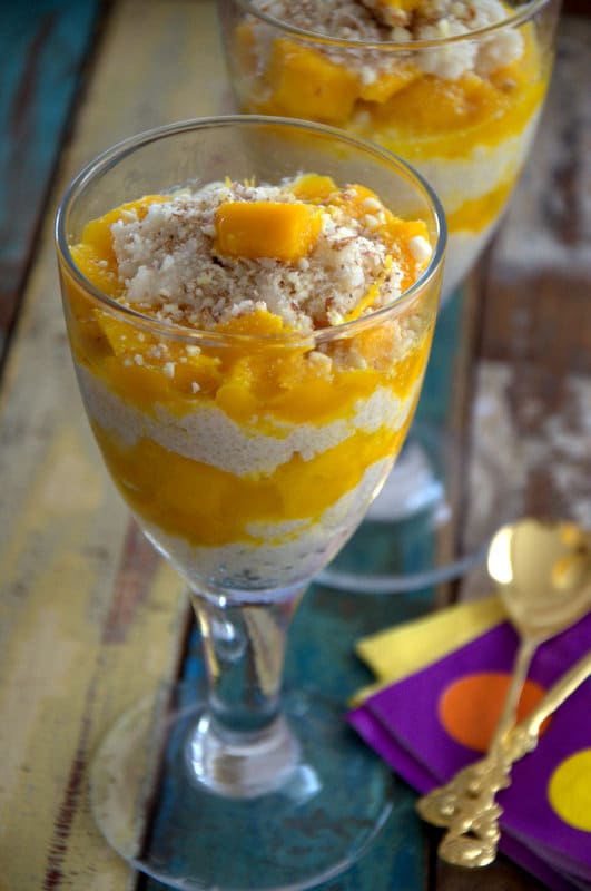 Creme de Tapioca com Manga