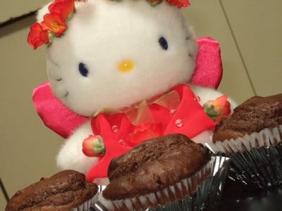 Muffin de Brownie de Chocolate