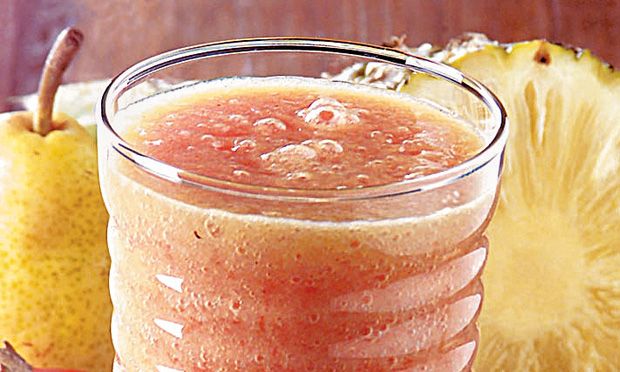 Suco de Abacaxi e Pera