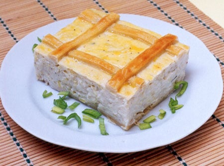 Torta Cremosa de Alho-Poró 02