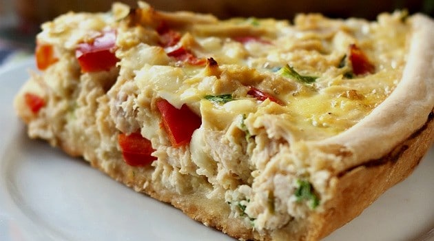 Torta de Frango Cremosa e Fácil