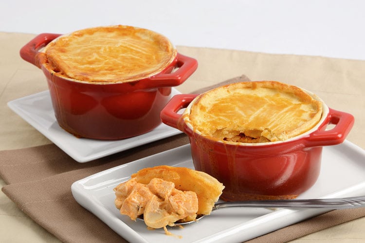 Torta de Frango no Pote