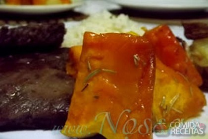 Abóbora Assada com Alecrim