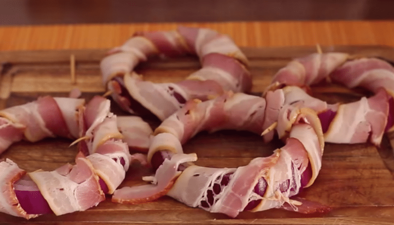 Anel de Cebola com Bacon