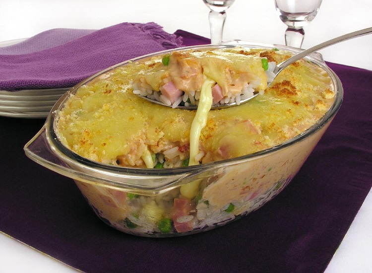 Arroz de Forno com Frios