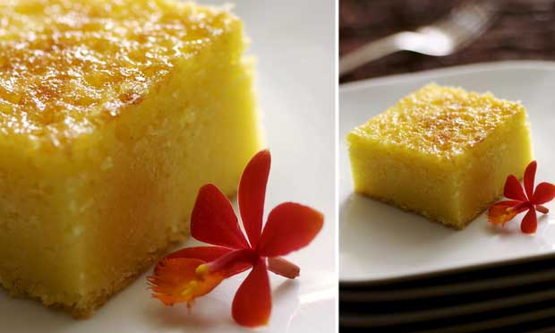 Bolo Cremoso de Milho e Parmesão