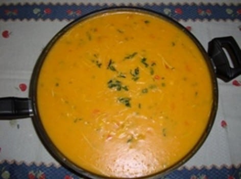 Caldo Cremoso de Frango
