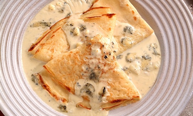 Crepe com Creme de Roquefort