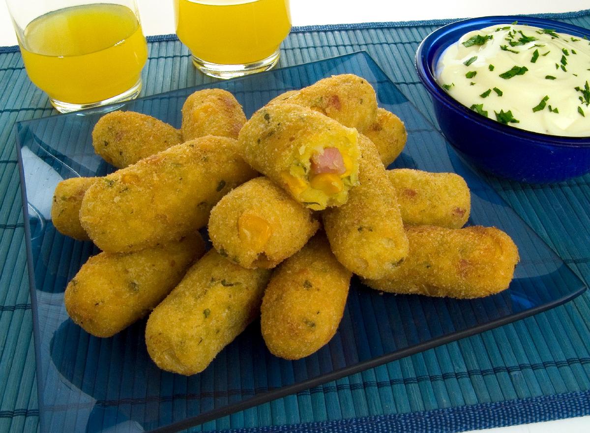 Croquete de Milho e Presunto