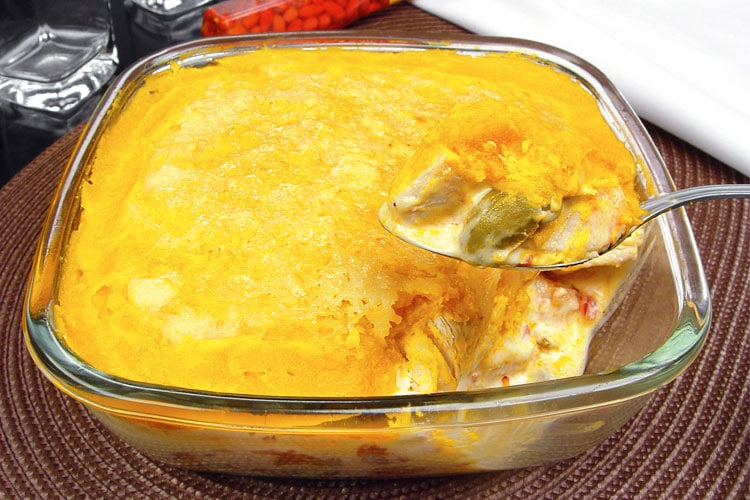 Escondidinho de Frango com Abóbora Escondidinho de Frango com Abóbora
