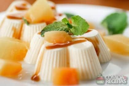 Manjar de Coco e Pêssego