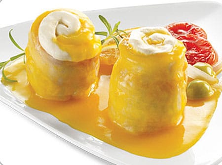 Peixe com Cream Cheese ao Molho de Laranja
