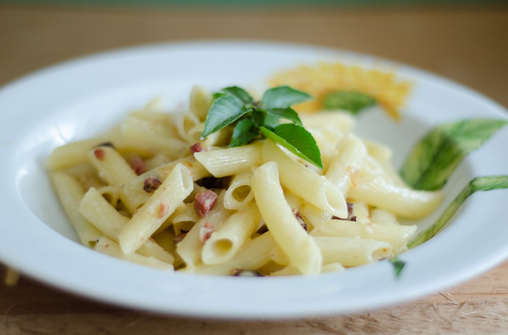 Penne à Carbonara