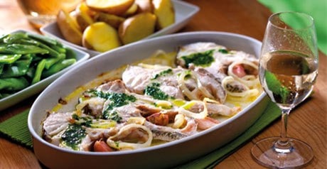 Posta de Garoupa com Azeite de Coentros