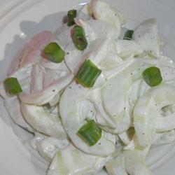 Salada de Maionese com Pepino